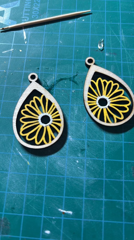 Boucles d’oreilles fleuries
